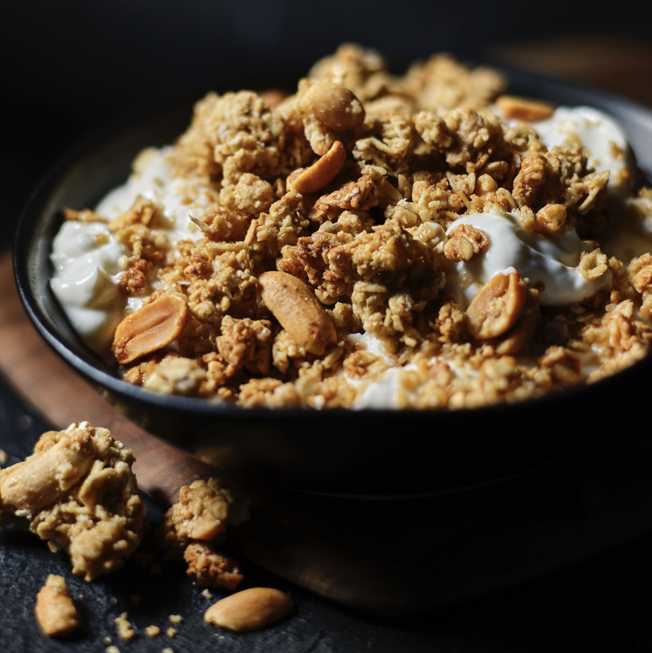 granola and yogurt