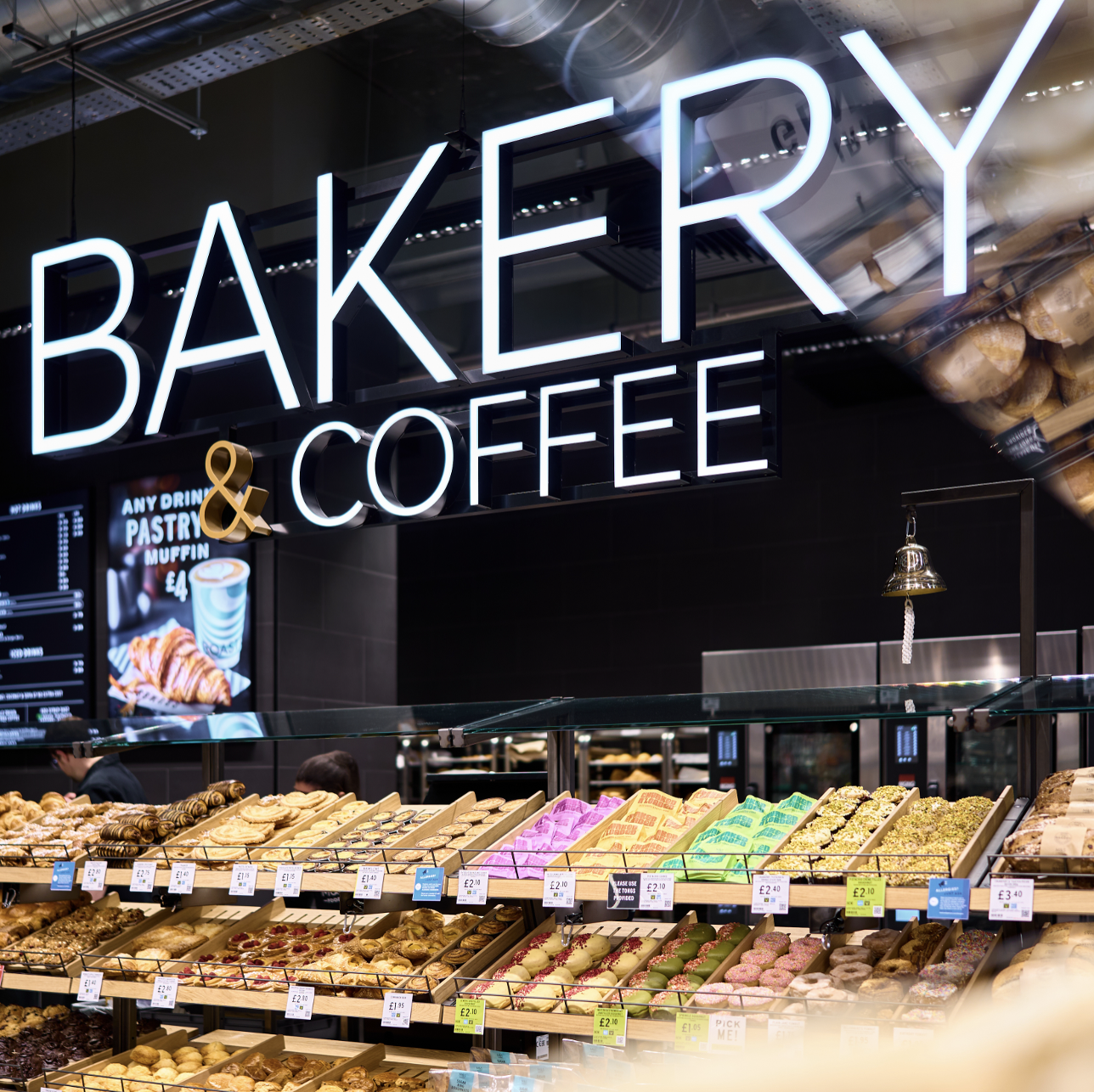 a sign that says 'Bakery'