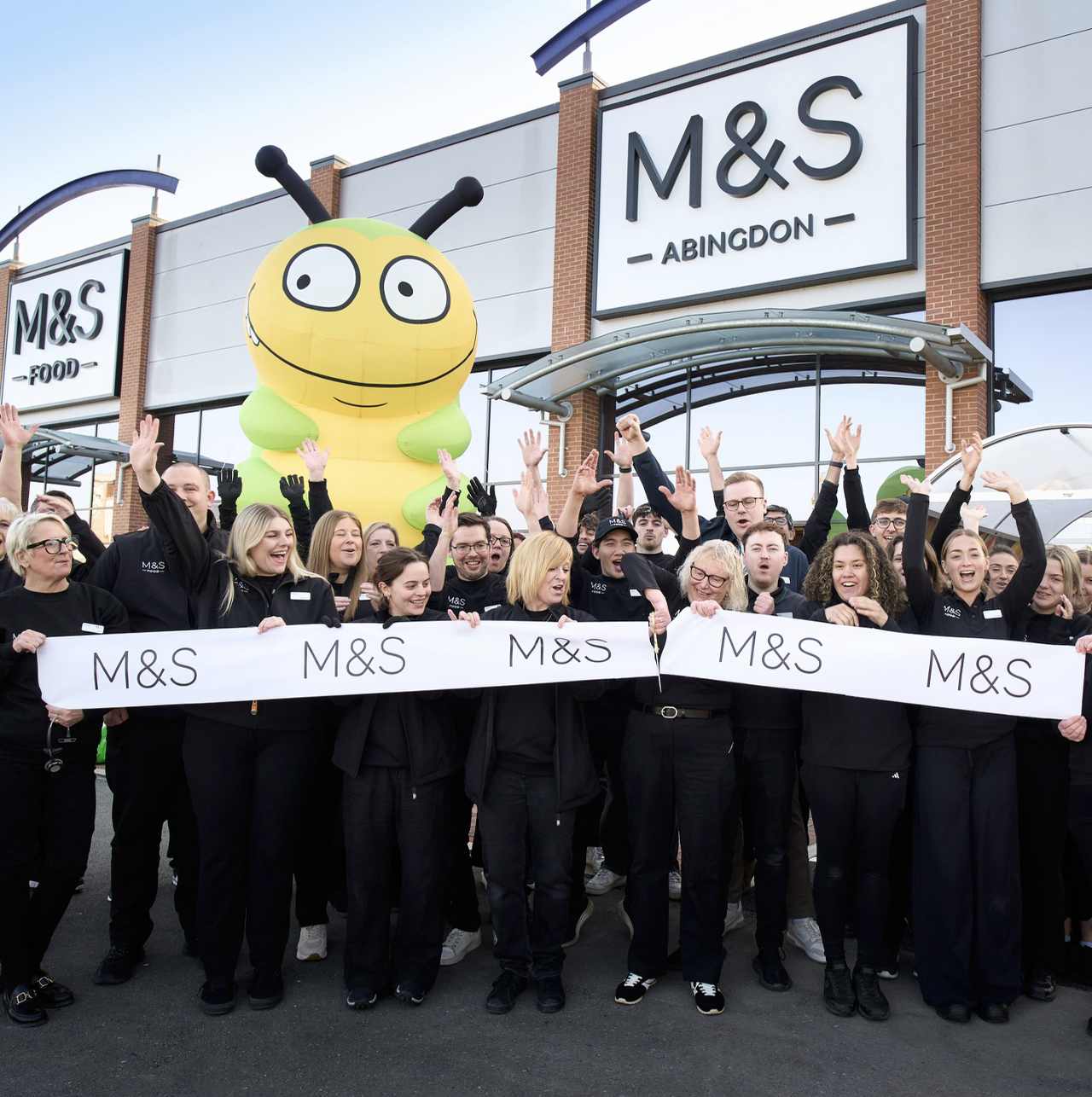 an M&S store opening