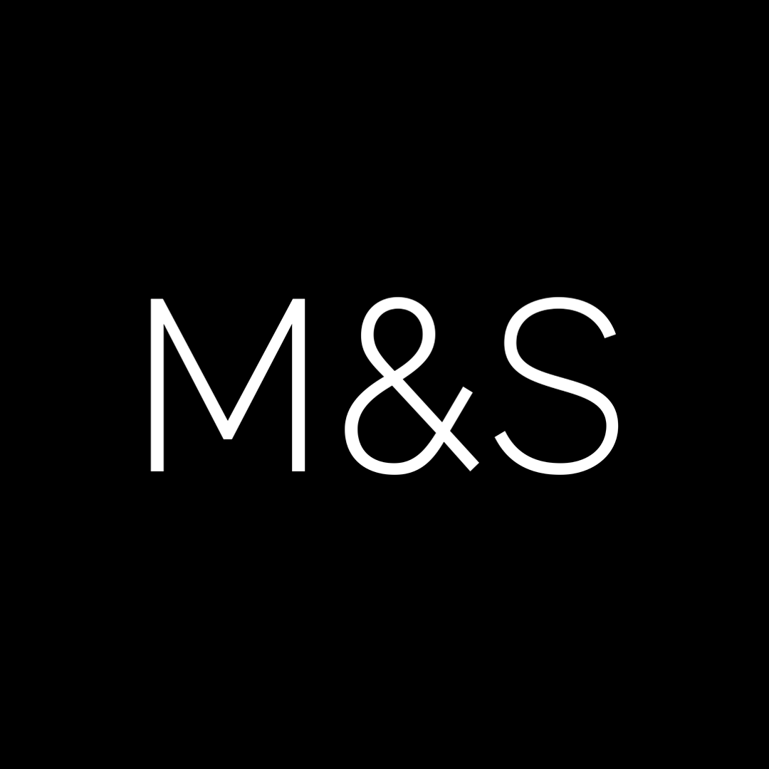 M&S logo on black background