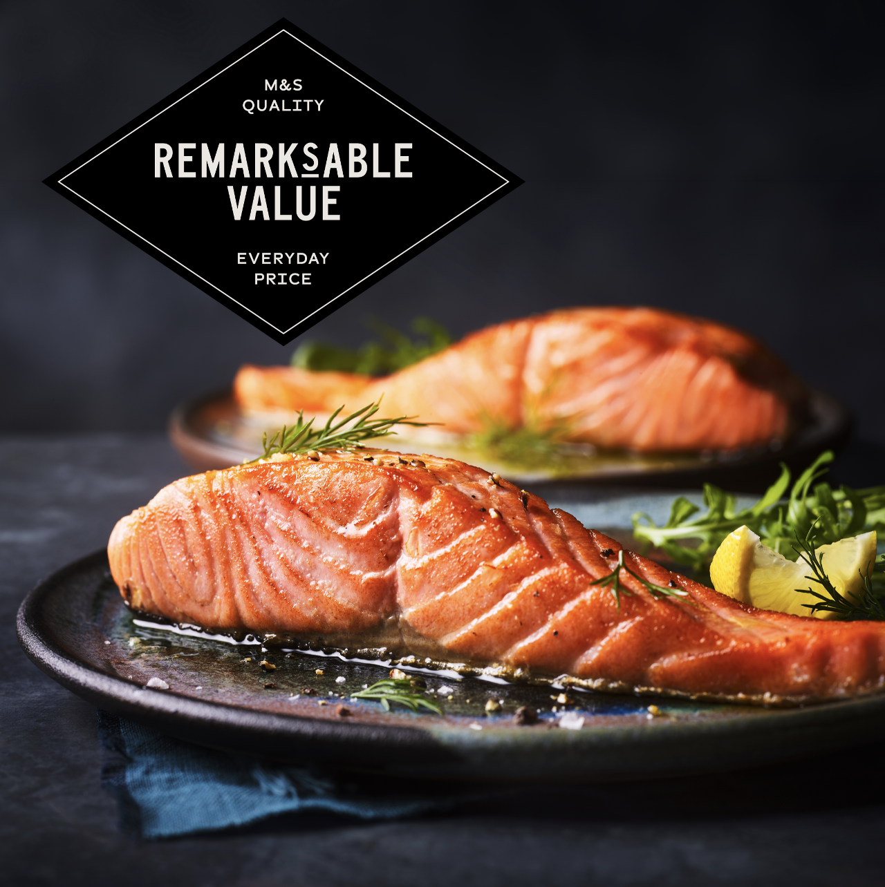 a cooked salmon fillet