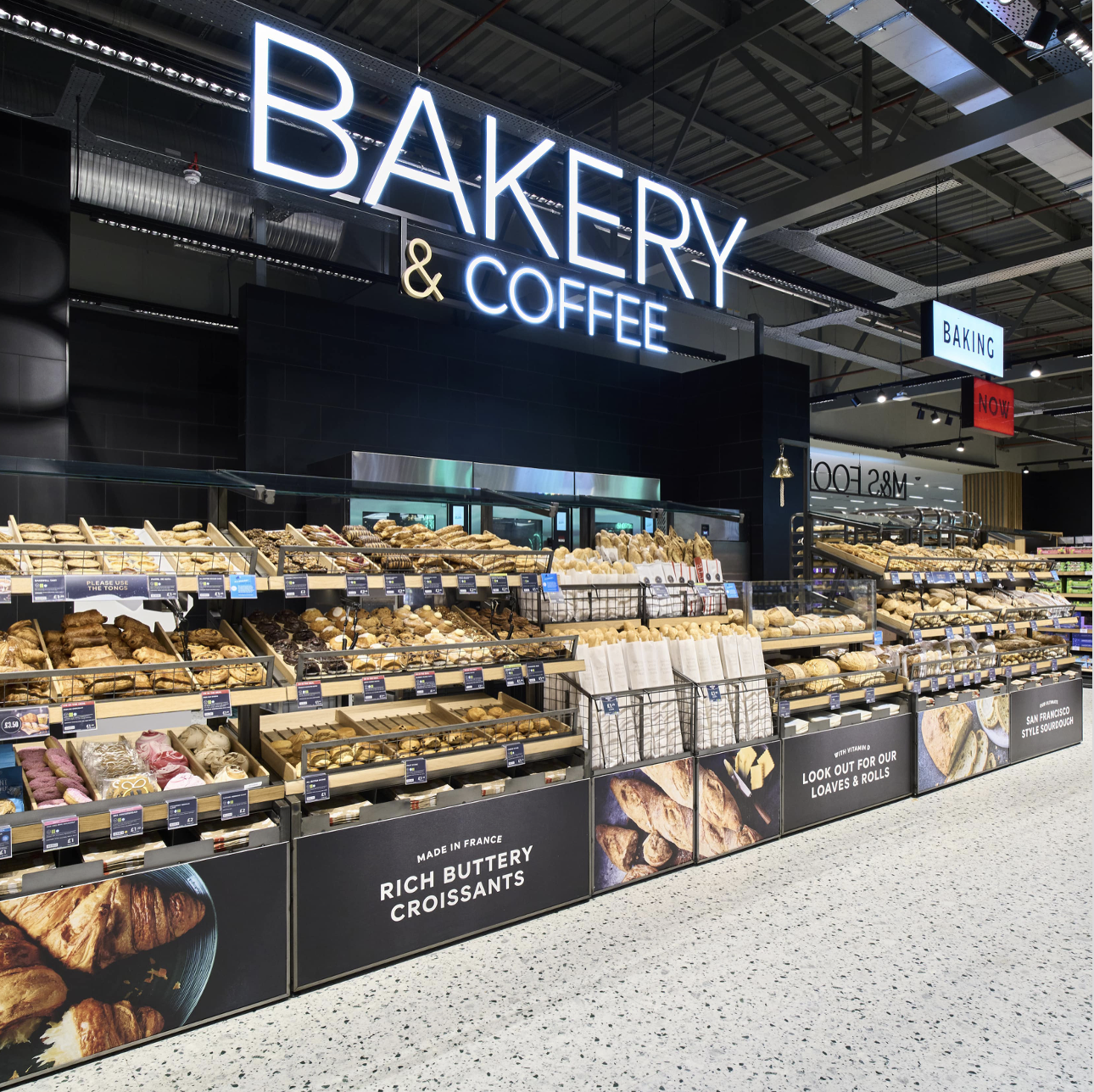 The Bakery at an M&S store