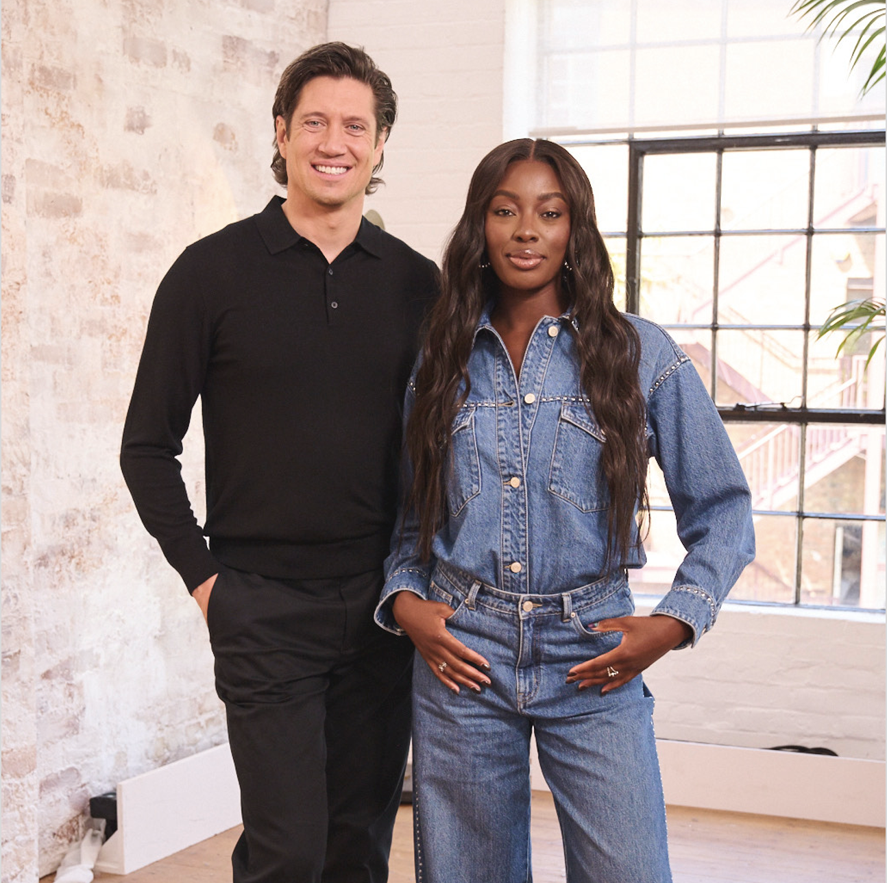 AJ Odudu & Vernon Kay